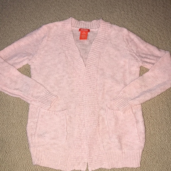 joe fresh pink sweater